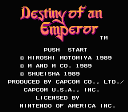 Destiny of an Emperor (U) [!]-video